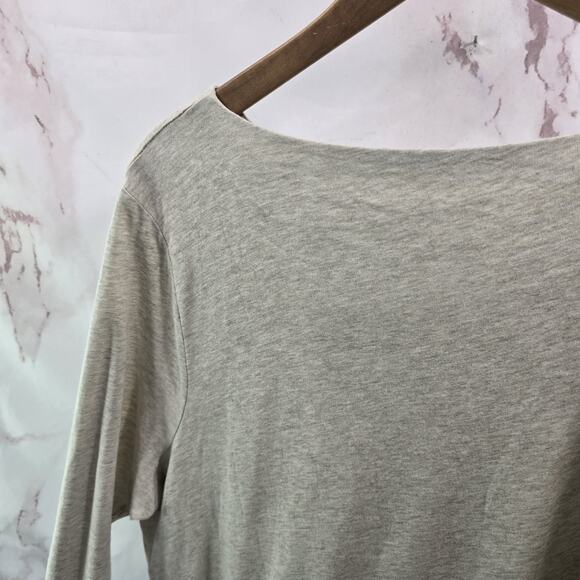 J Jill Shirt Womens 2X XXL Beige Long Sleeve Pure Boatneck Layered Tunic Flowy - Picture 6 of 10